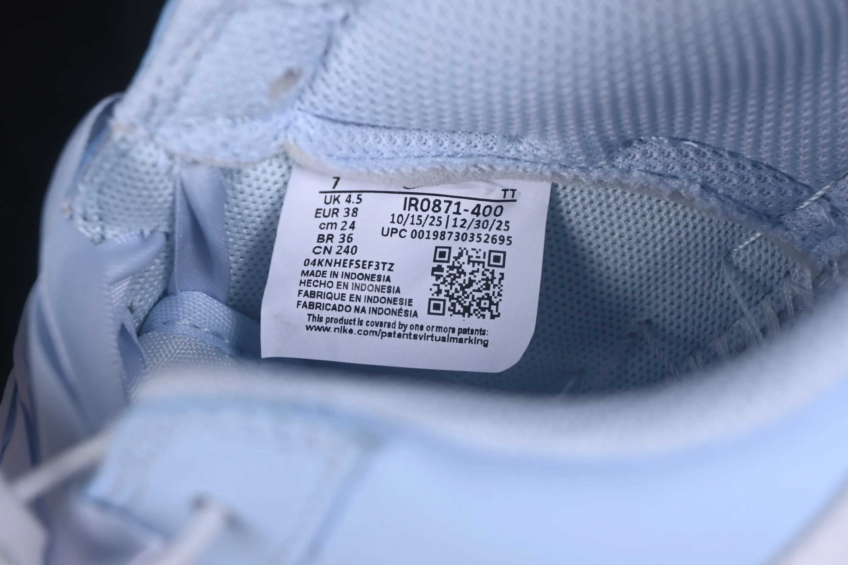 All categories Nk Air Force 1 Air Force series Nk Air Force 1 Low Air Force low-top Nike Air Force 1'07 Low Air Force 1 low-top casual sneakers IR0871-400